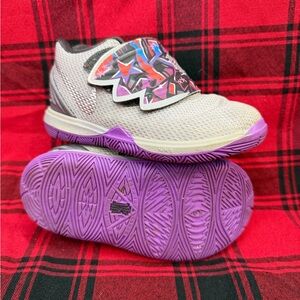 Nike Kids Purple and Gray Sneakers
